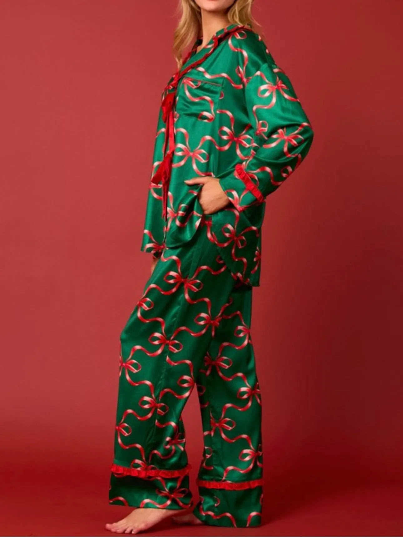 A Coquette Christmas Pajamas