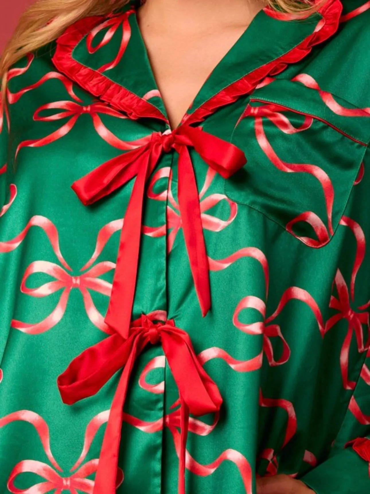 A Coquette Christmas Pajamas