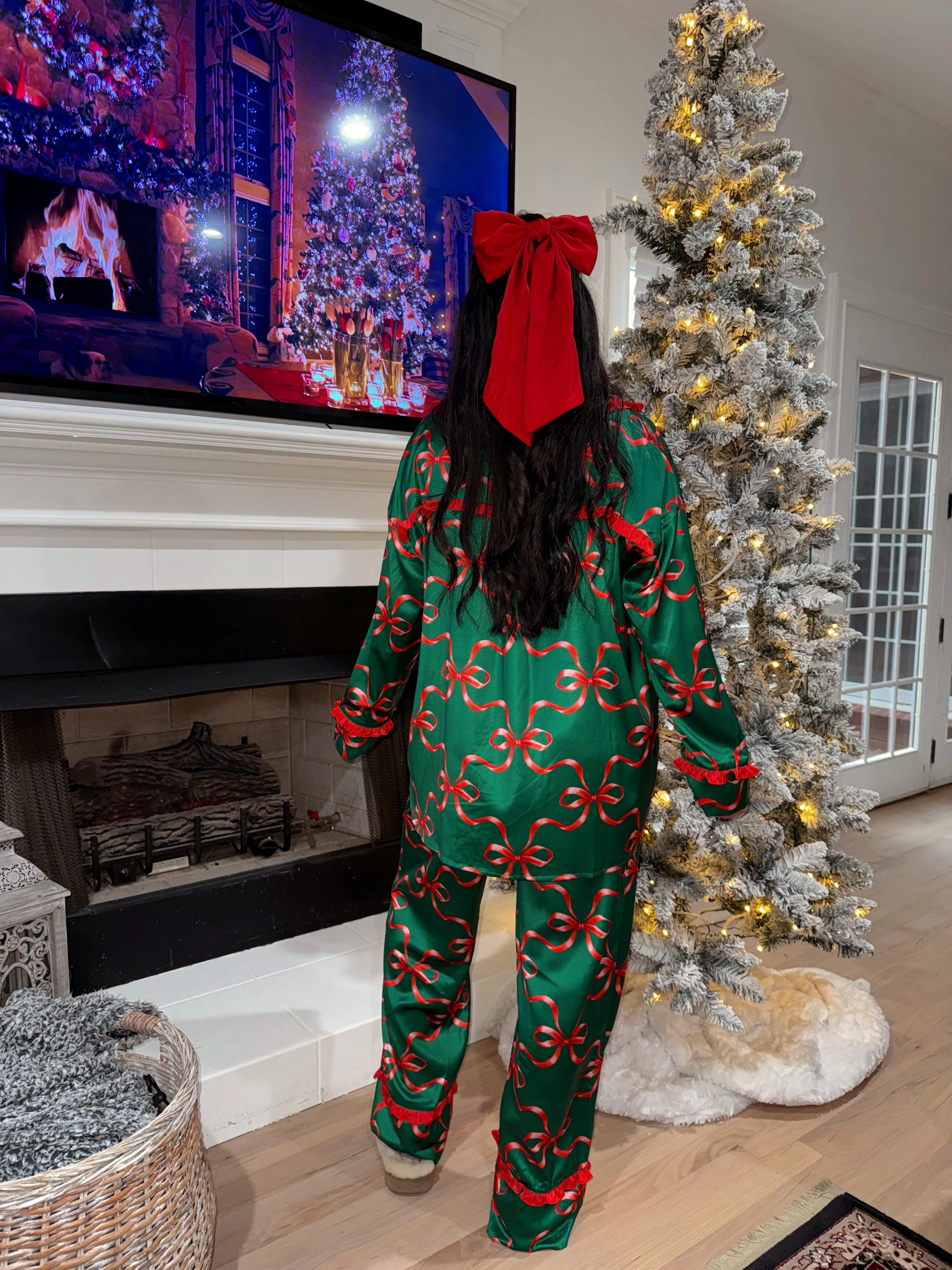 A Coquette Christmas Pajamas