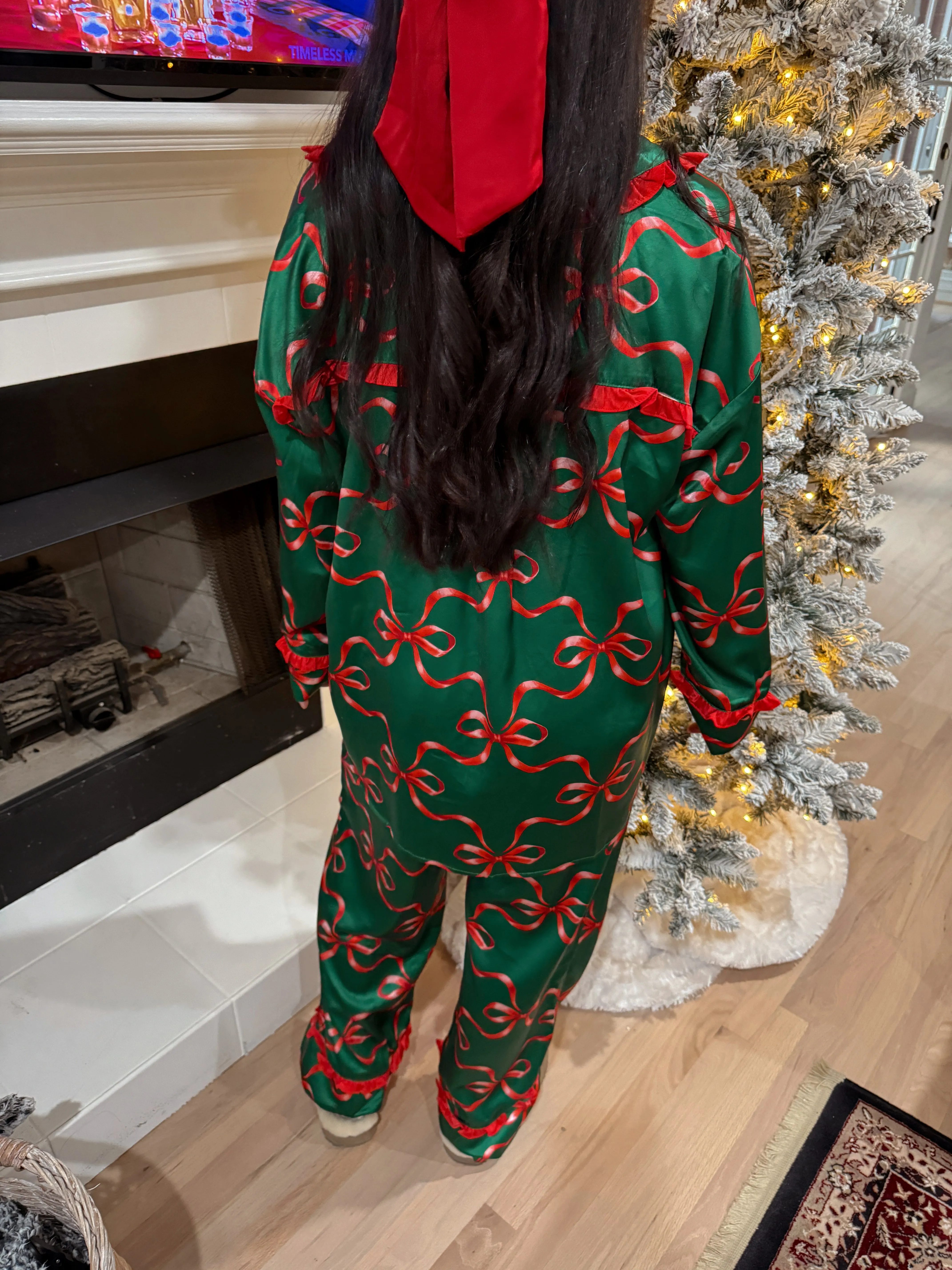 A Coquette Christmas Pajamas