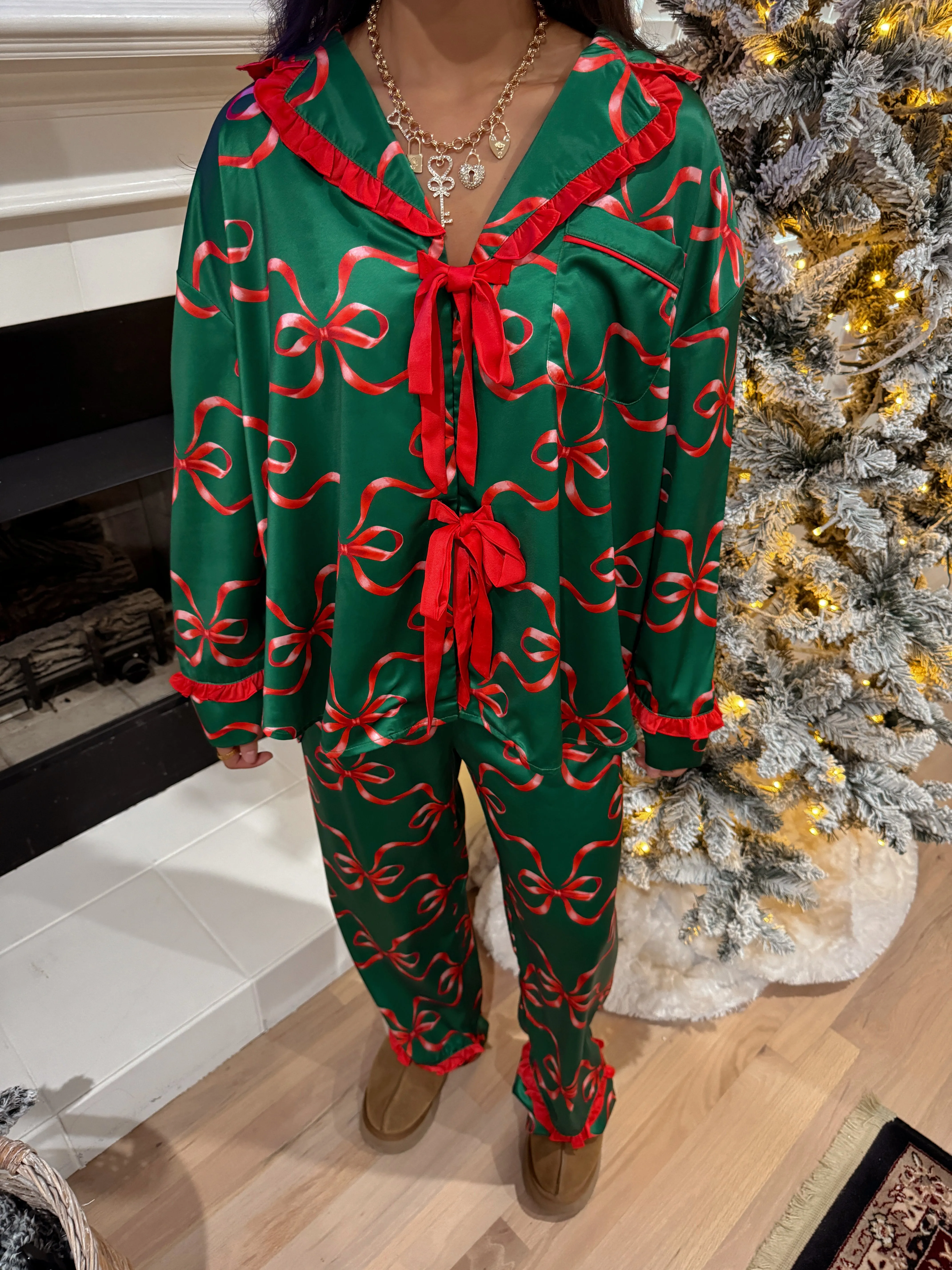 A Coquette Christmas Pajamas