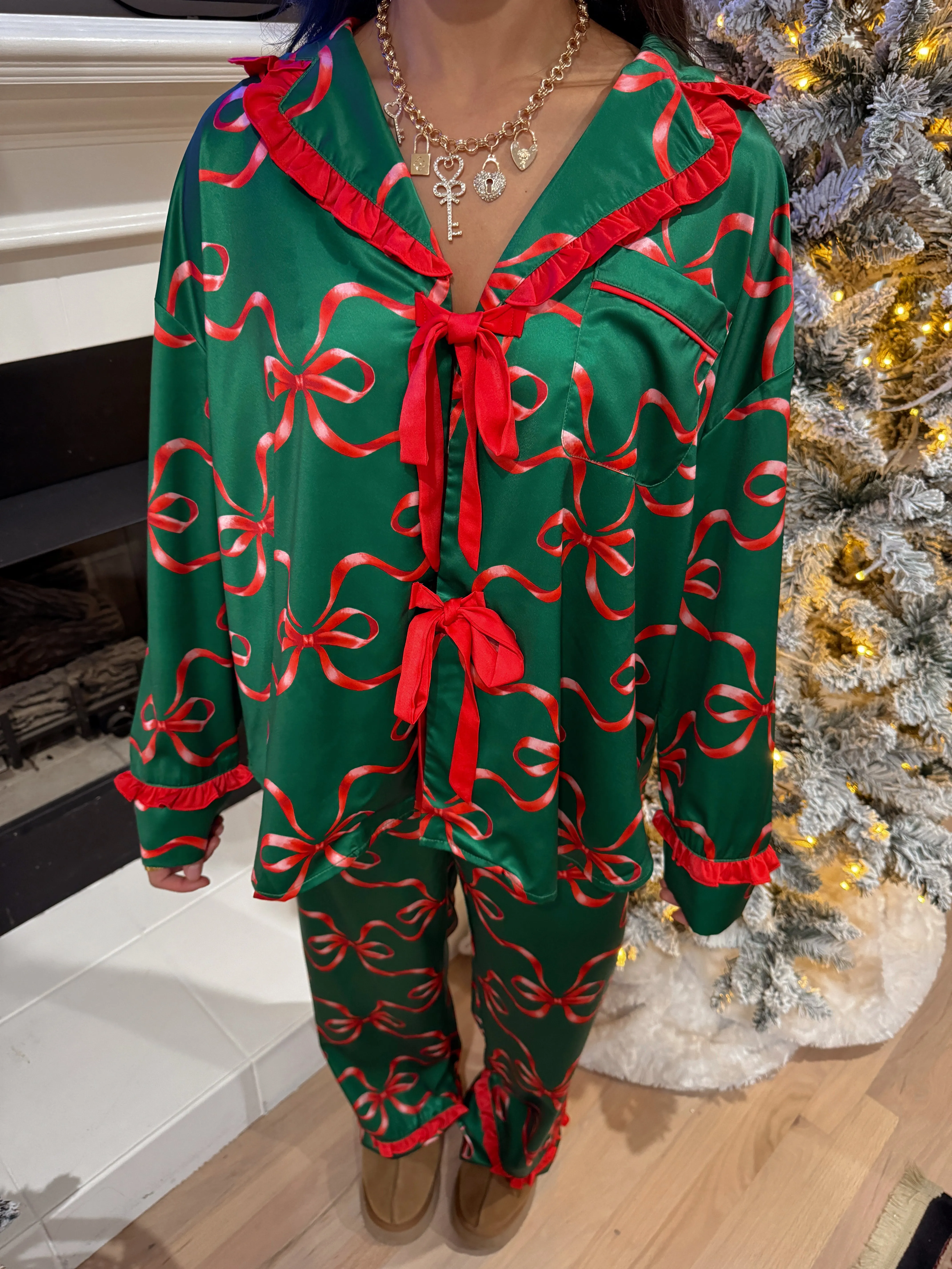 A Coquette Christmas Pajamas