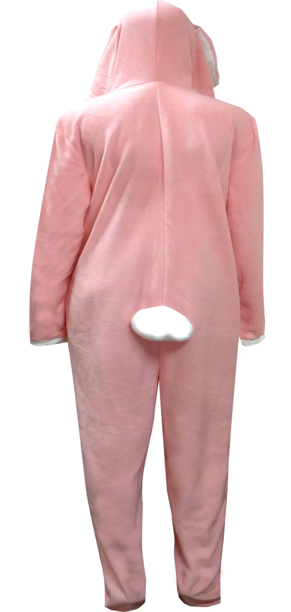 Adorable Pink Bunny Hooded Onesie Pajama