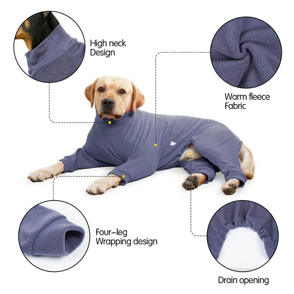 AnniePaw NurtureElite Four-Leg Post-Op Dog Suit Cozy Pajamas-B