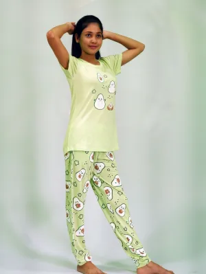 Avocado Vibes Women's Pajamas Set in TENCEL™