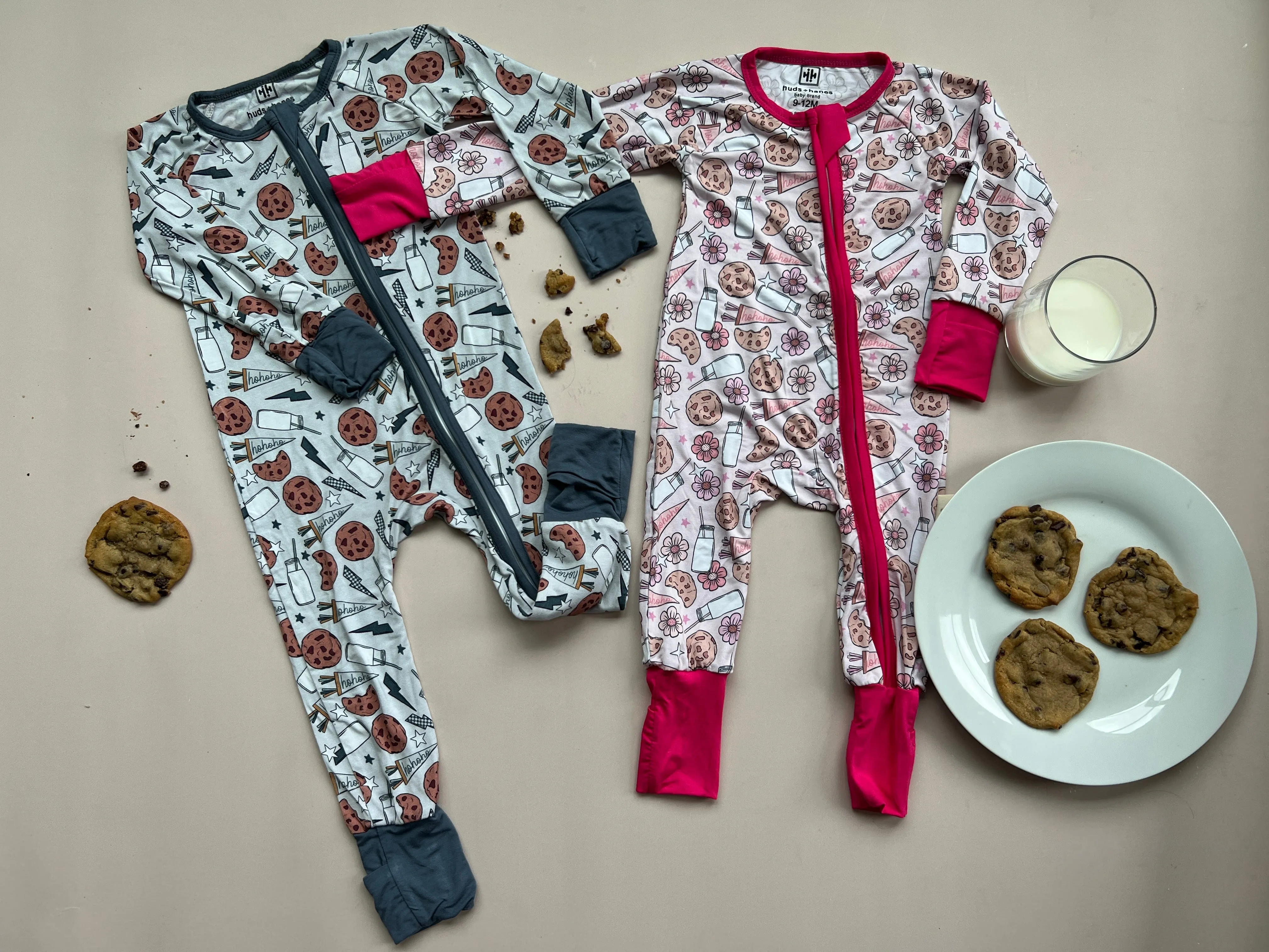 Bamboo Pajama | Pink Cookies & Milk