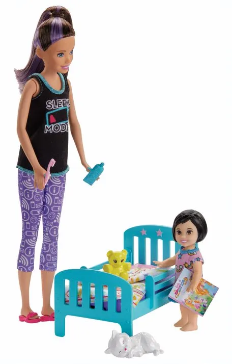 Barbie Skipper Babysitters Inc. Doll & Accessory Babysitter With Bed