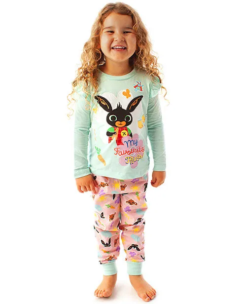 Bing Bunny And Sula Character Girl's Long Sleeve Pyjamas