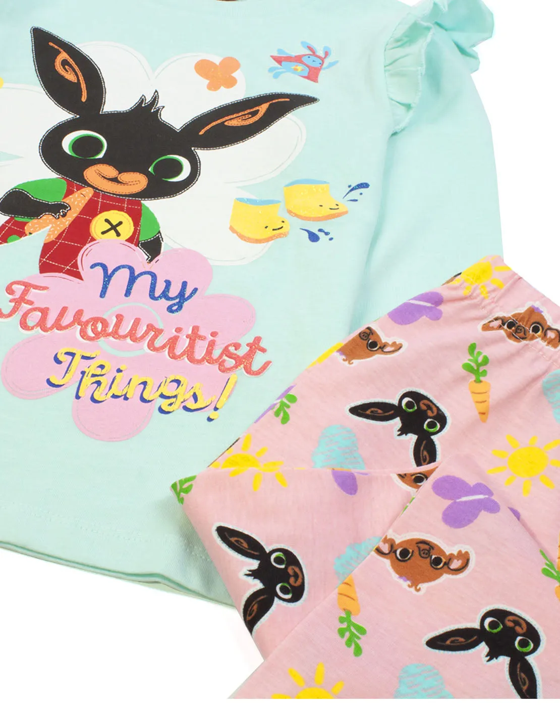 Bing Bunny And Sula Character Girl's Long Sleeve Pyjamas