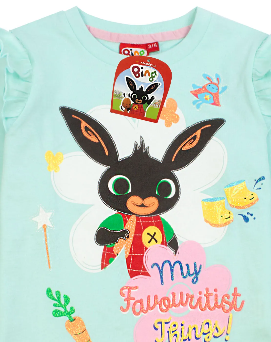 Bing Bunny And Sula Character Girl's Long Sleeve Pyjamas