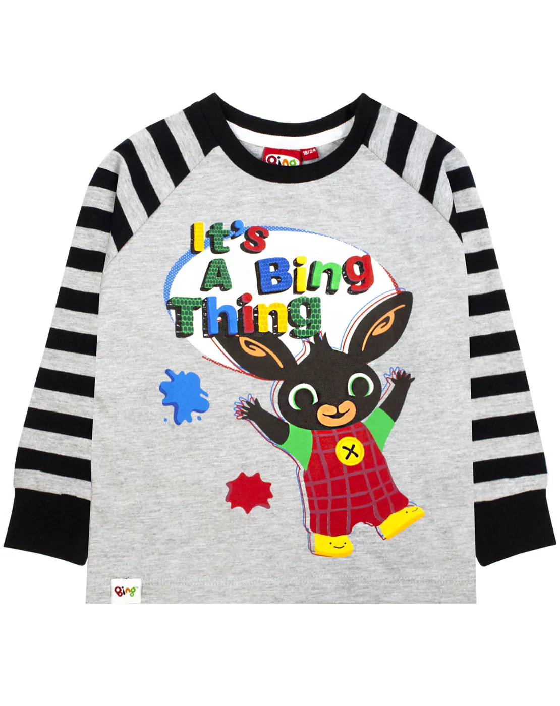 Bing Bunny 'it's a Bing Thing' Character Boy's Long Sleeve Pyjamas