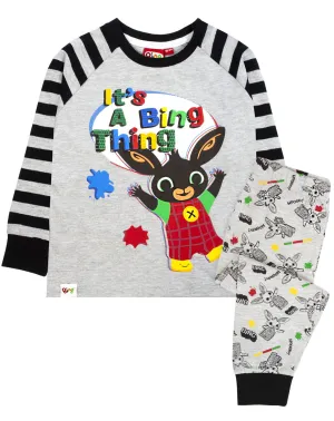 Bing Bunny 'it's a Bing Thing' Character Boy's Long Sleeve Pyjamas