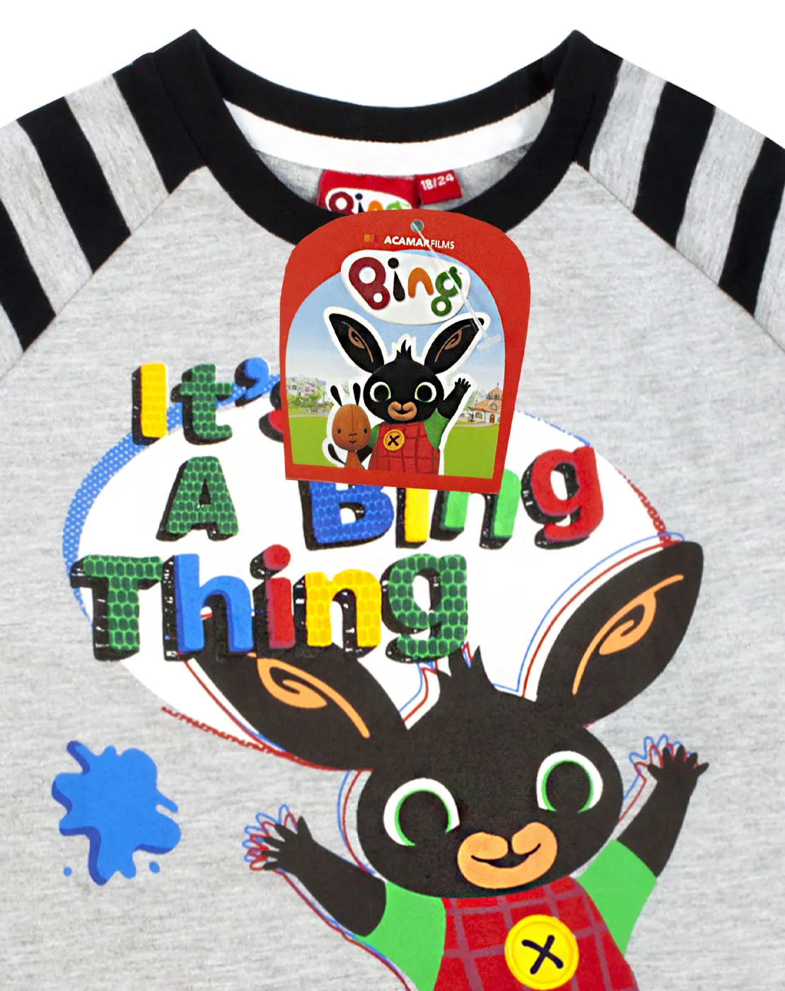 Bing Bunny 'it's a Bing Thing' Character Boy's Long Sleeve Pyjamas