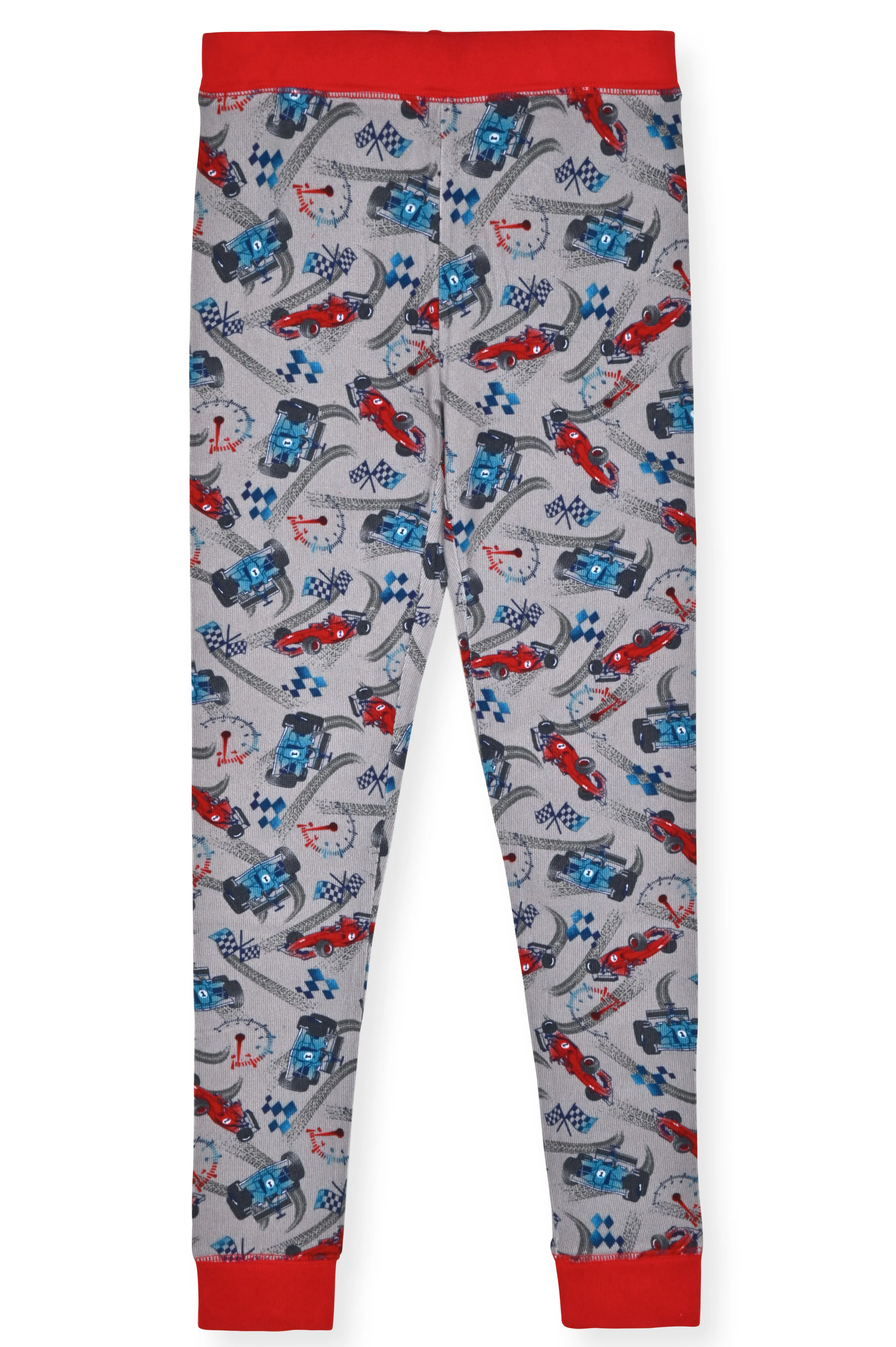 Boys 2- Piece Super Soft Jersey Snug Fit Pajama Set- Racer.