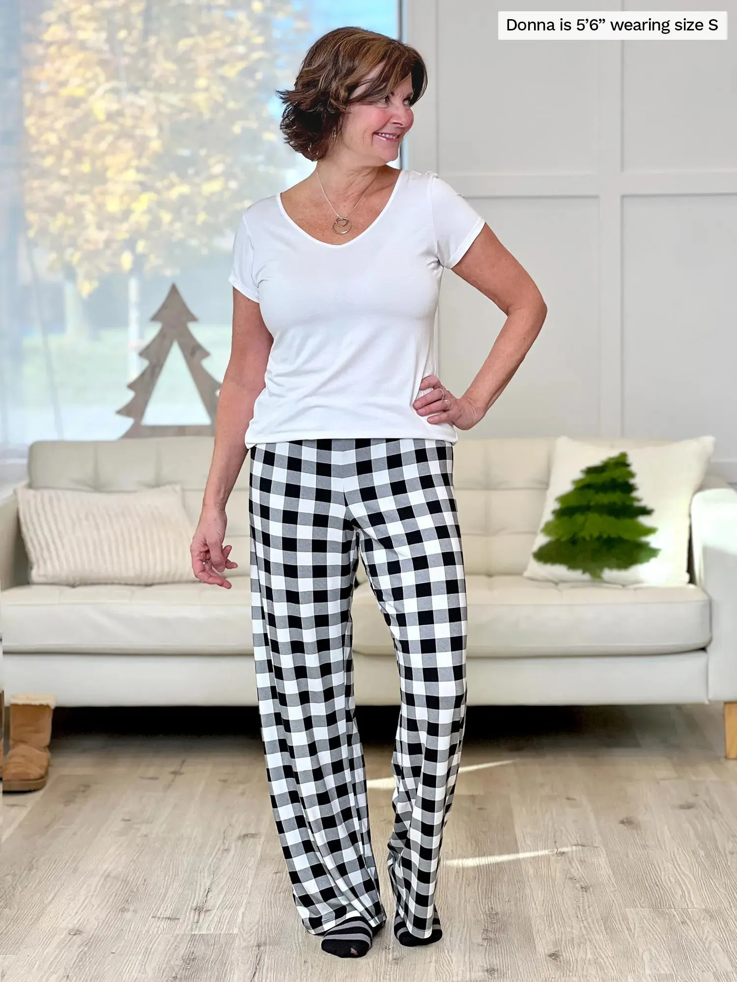 Bryce plaid bamboo PJ pant