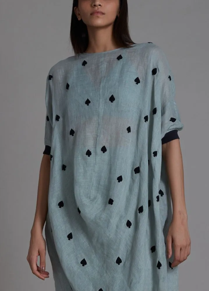 Call Dress- Greyish Blue