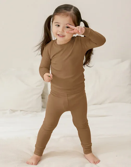 Camel Modal Long Sleeve Pajama