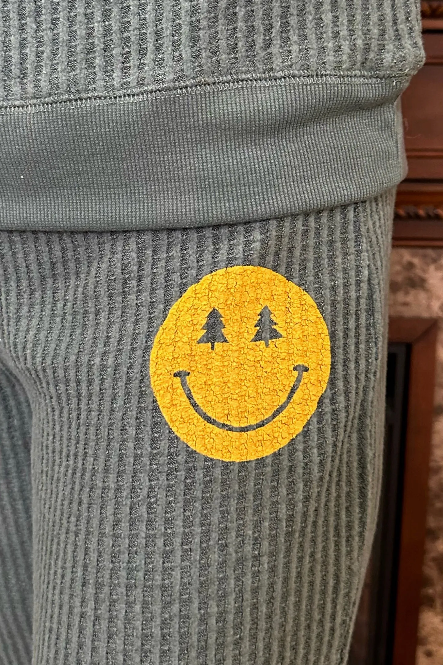 Campfire Cozy Waffle Sage Leaf Pant By PJ Salvage