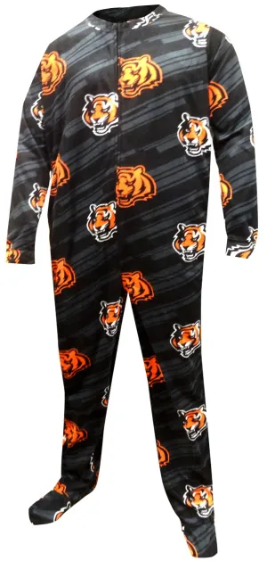 Cincinnati Bengals One Piece Footie Pajama