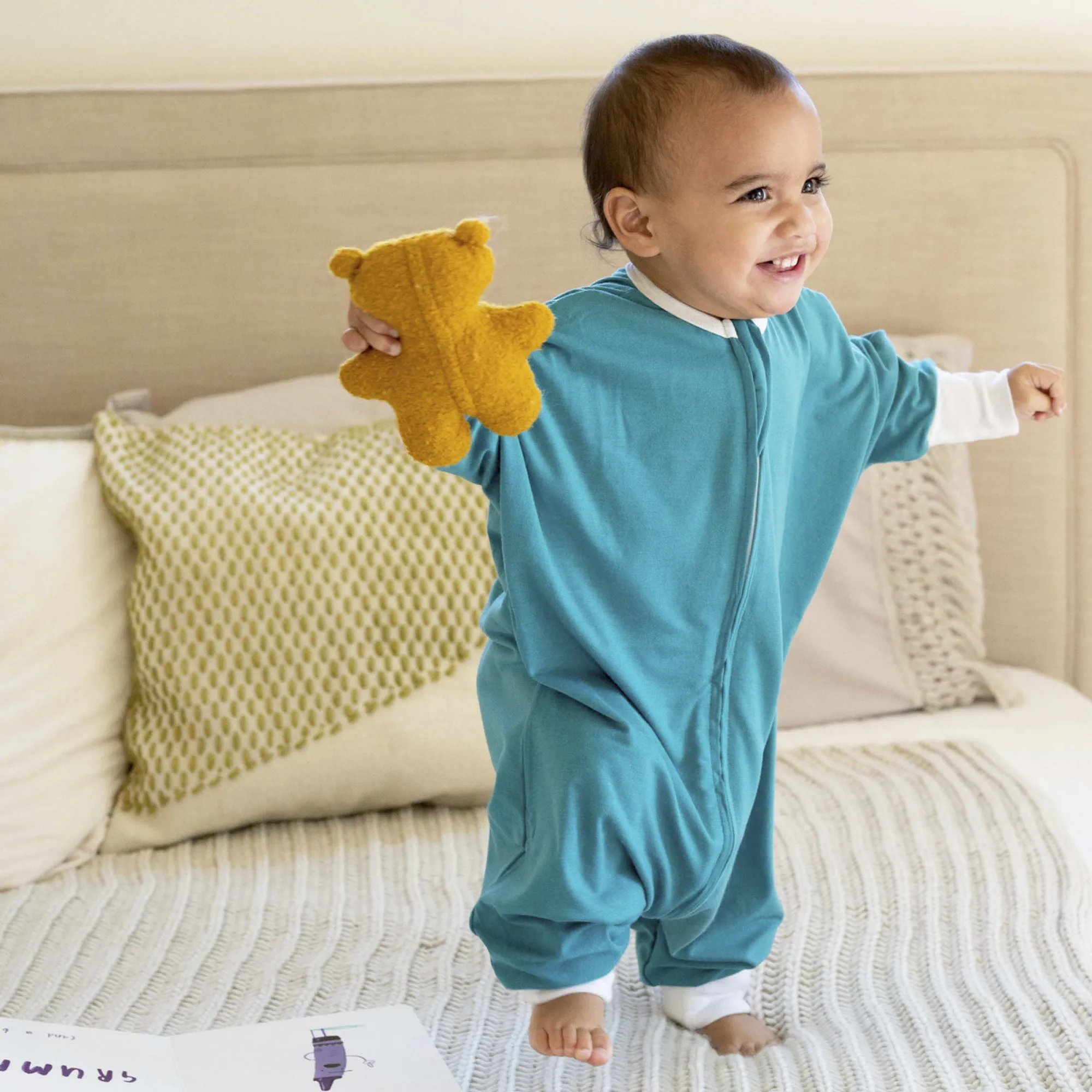 Classic Teal Flying Squirrel Pajama