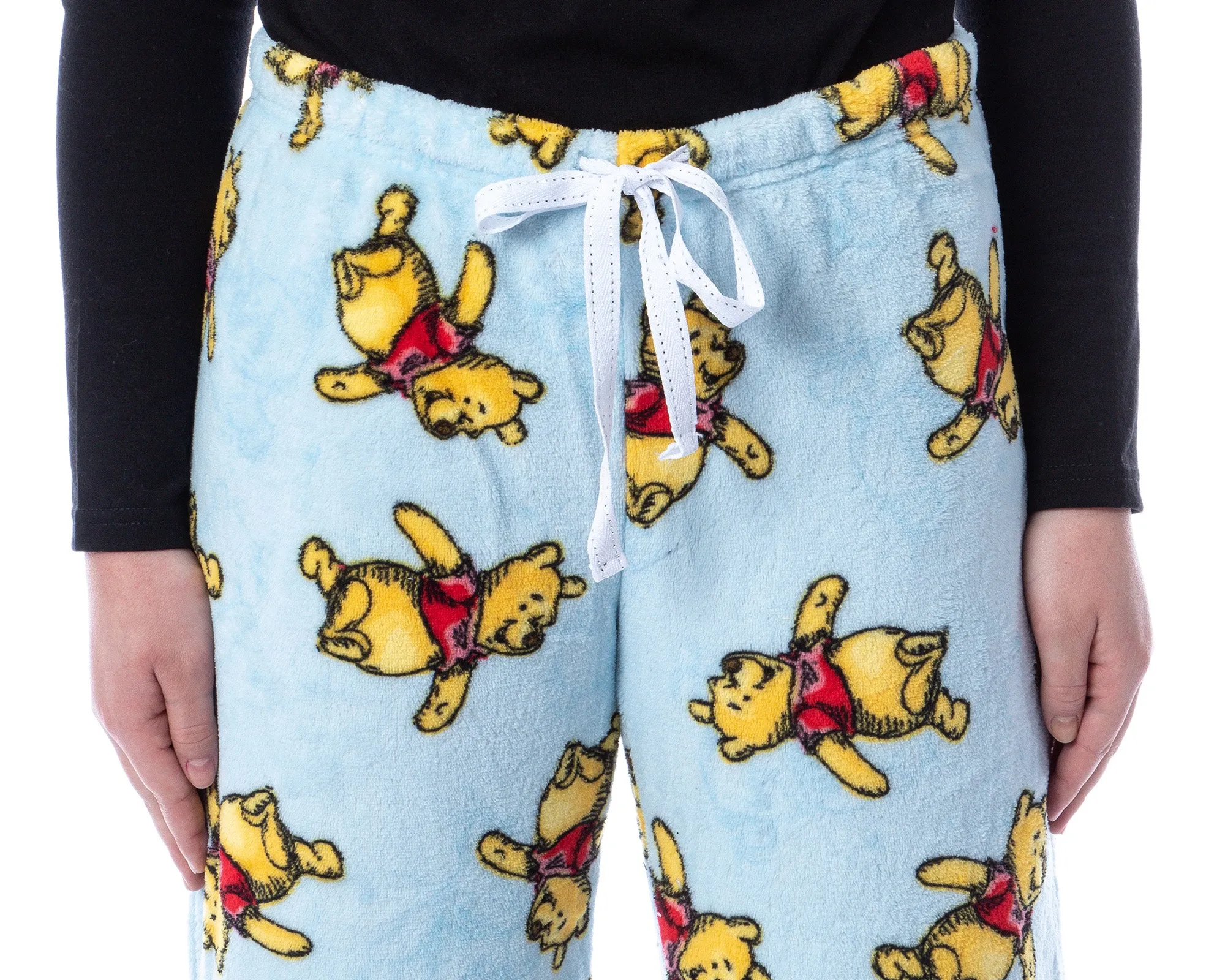 Disney Women's Winnie The Pooh Sketch Toss Print Loungewear Pajama Pants