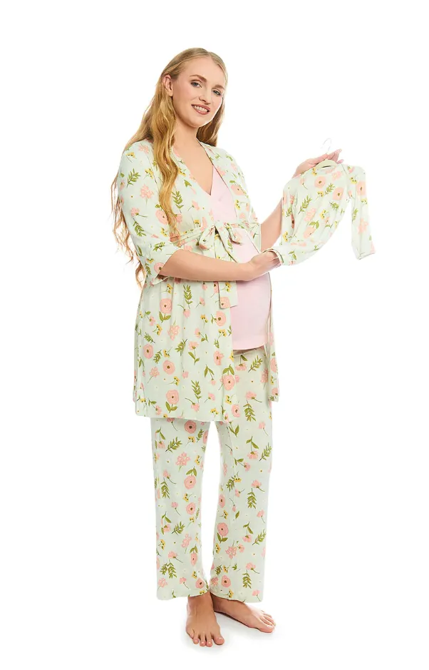 Everly Grey | 5-Piece Pajamas | Carnation