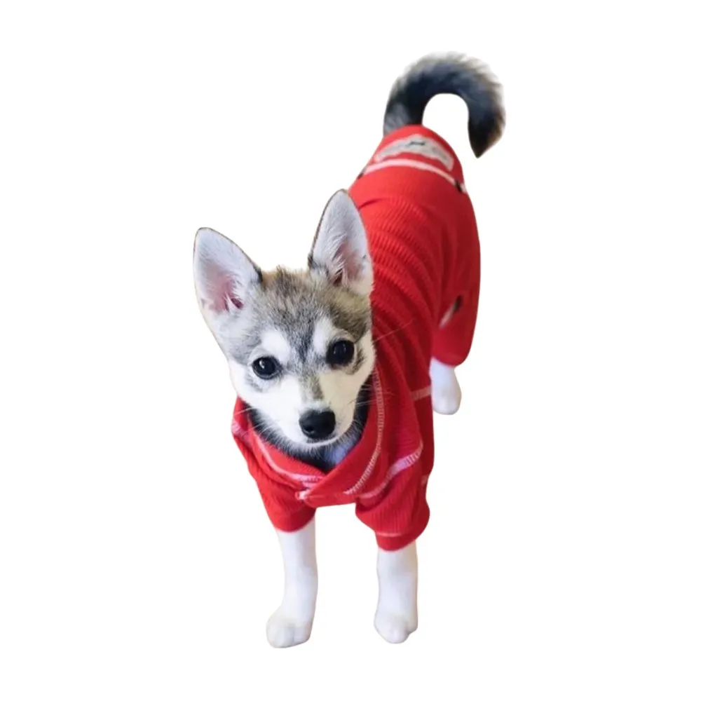 FabDog Thermal Pajamas Red