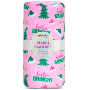 Feelin' Grinchy Plush Blanket