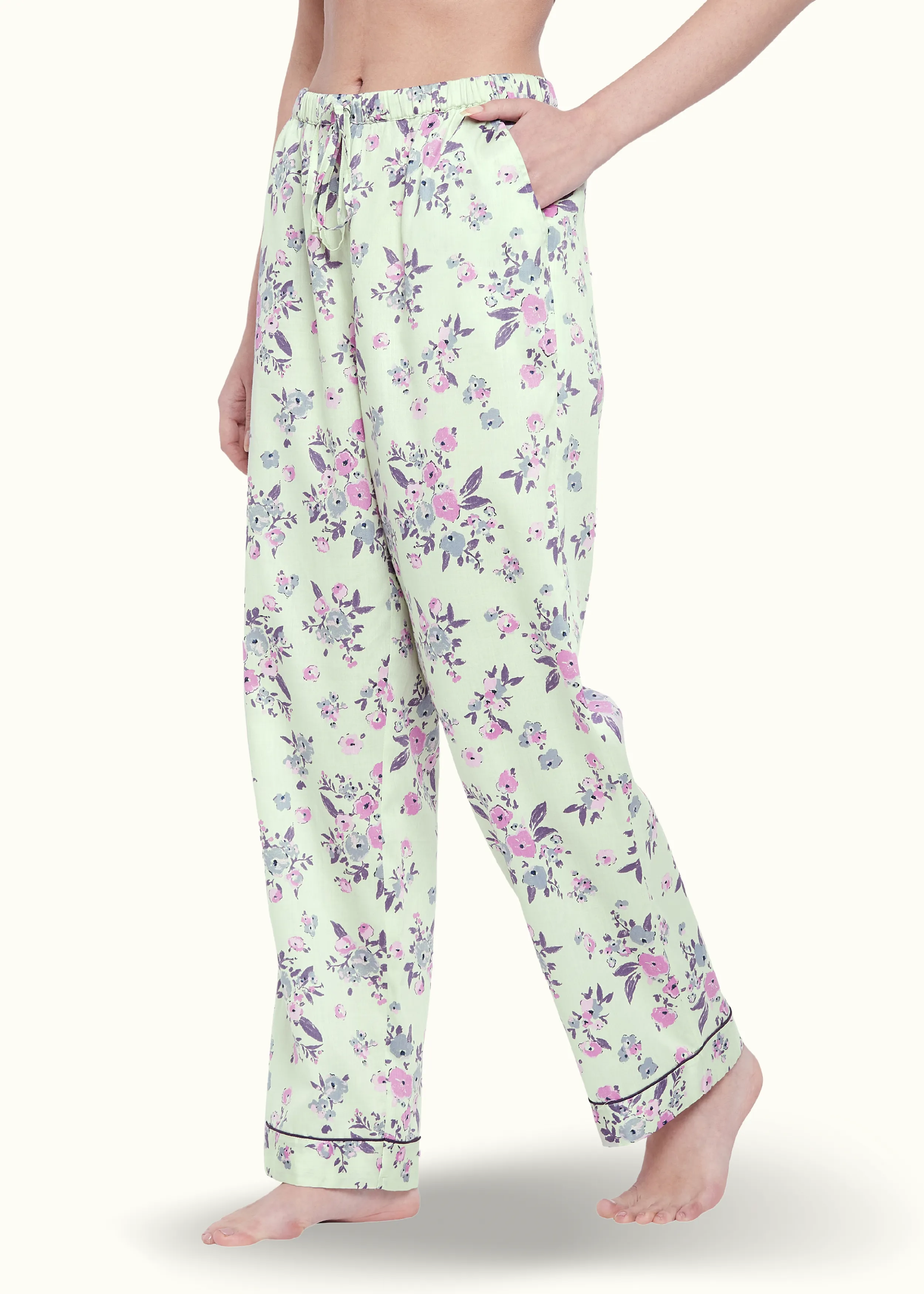 Freya Cotton Satin Sleep Pajamas