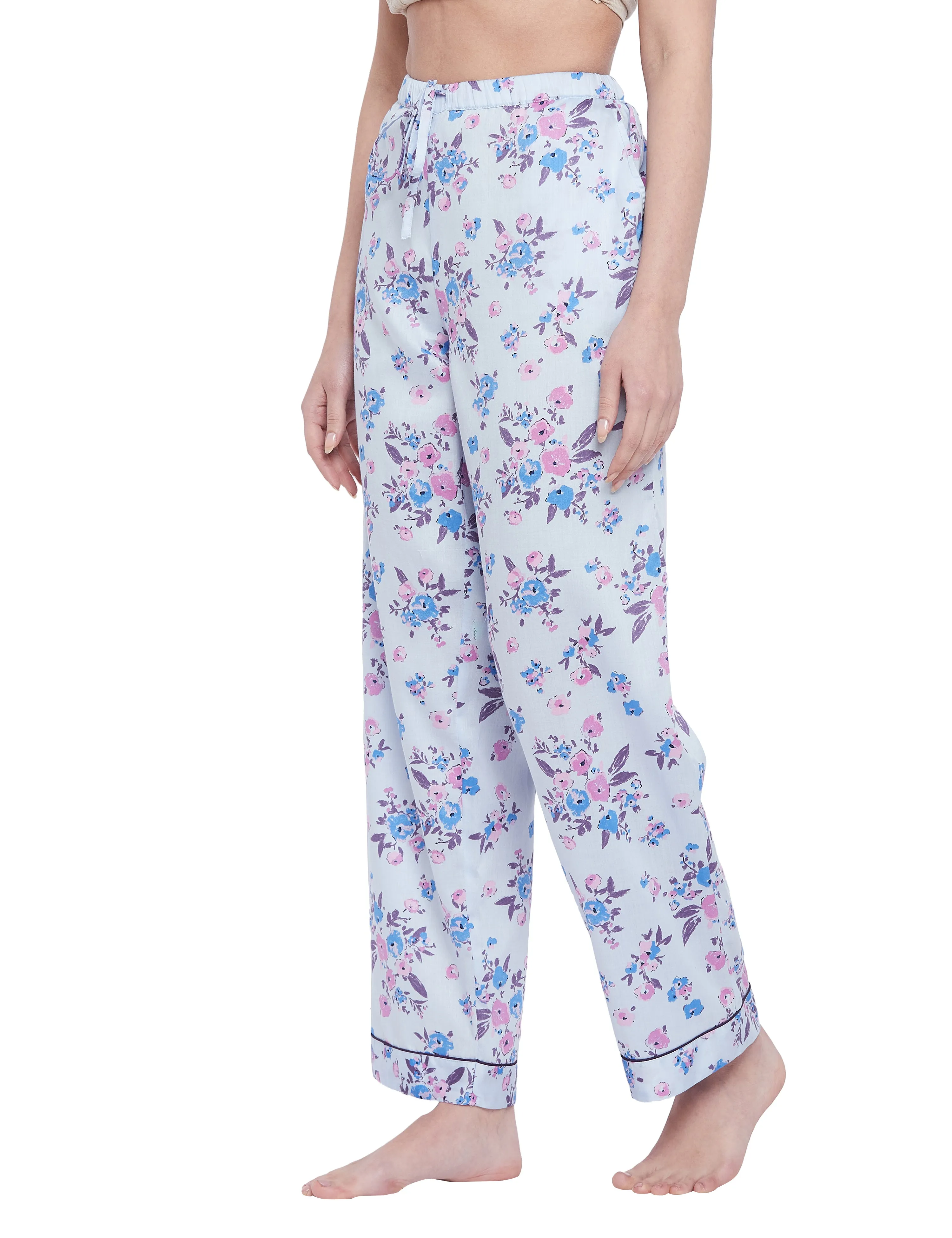 Freya Cotton Satin Sleep Pajamas