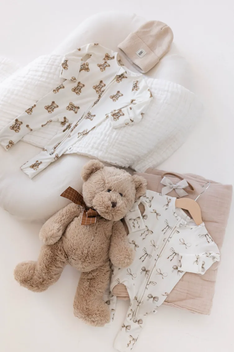 Kendy x FF Bears | 🧸  Bamboo Zip Pajamas