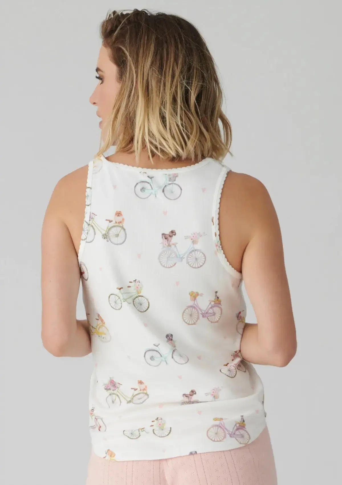 Kylie Tank Floral Market - Ivory