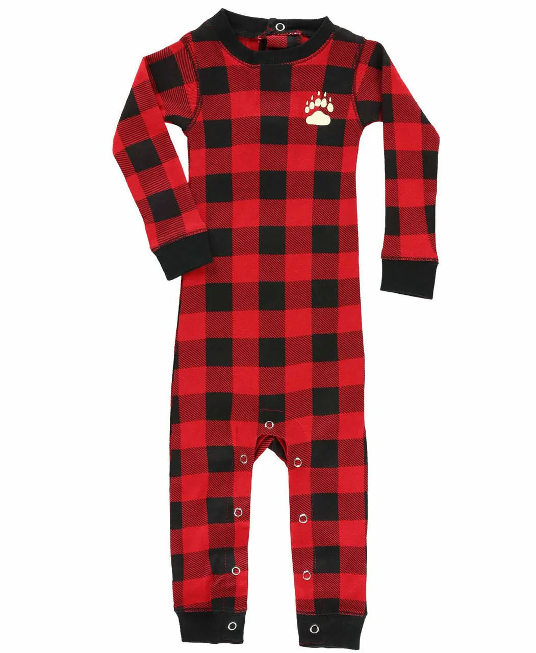 Lazyone Infant Plaid Bear Cheeks Flapjack