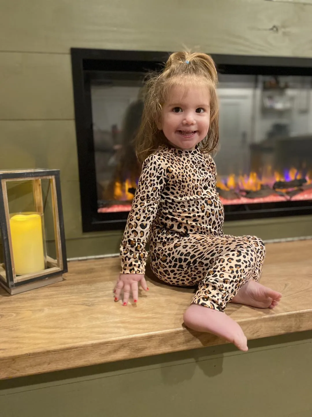 Leopard Kids Jammies/Loungewear