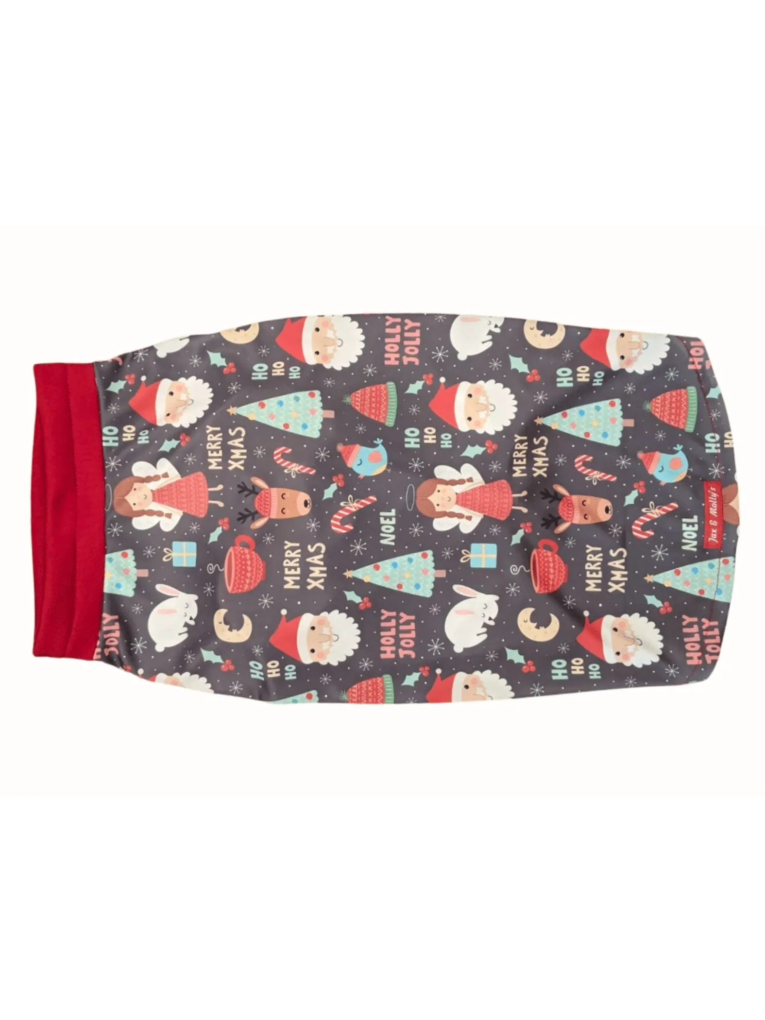 Lightweight Holly Jolly Santa Dog Pajamas