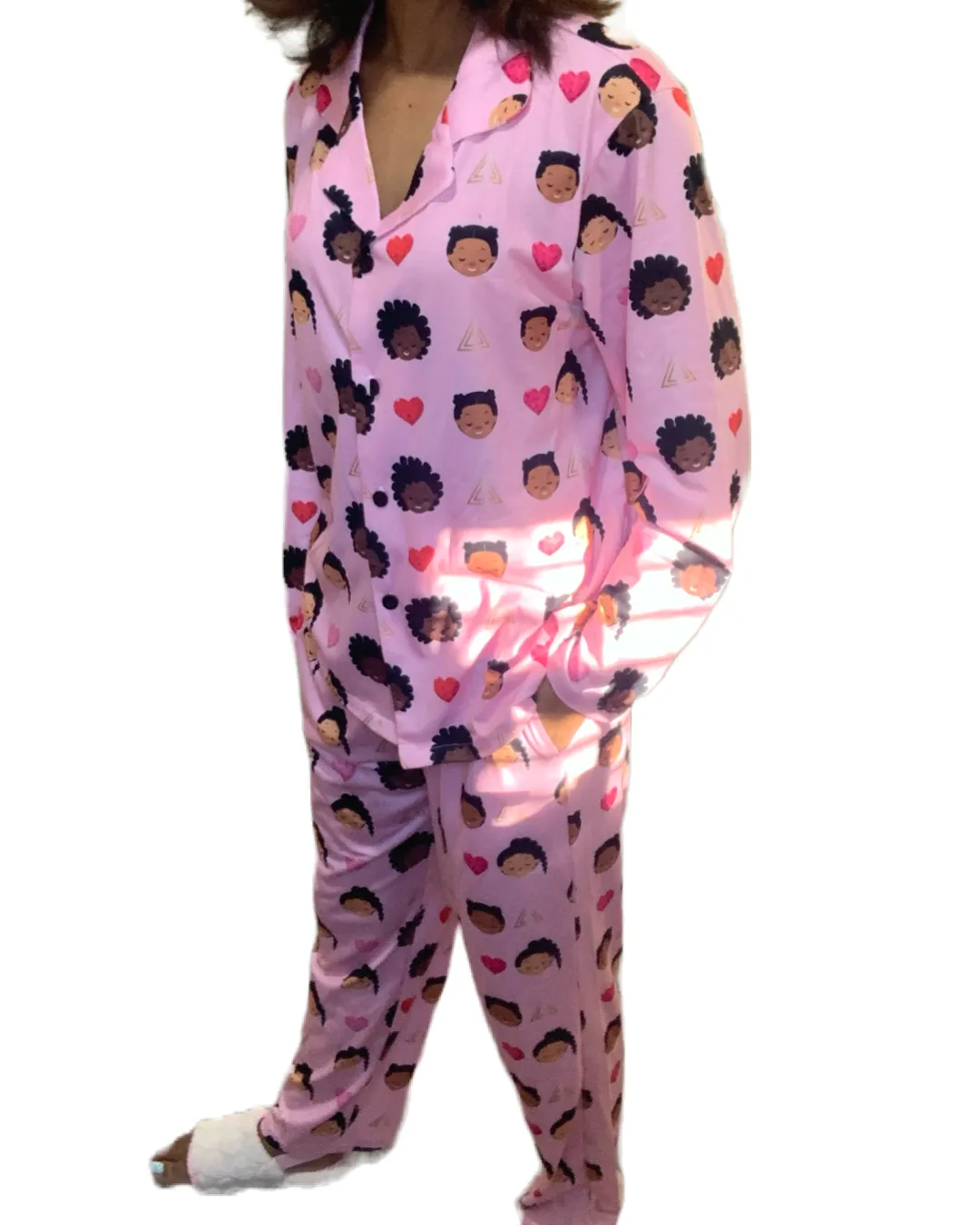 Love Me Lightweight Long Sleeve PJs (Adult)