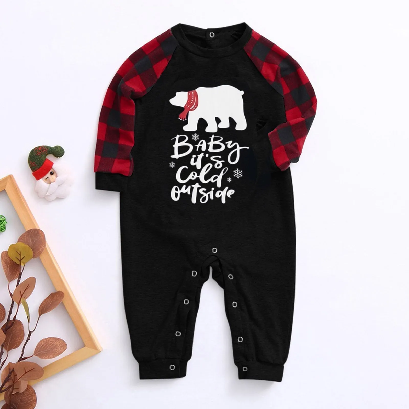 Matching Family Bear Christmas Pajamas Set