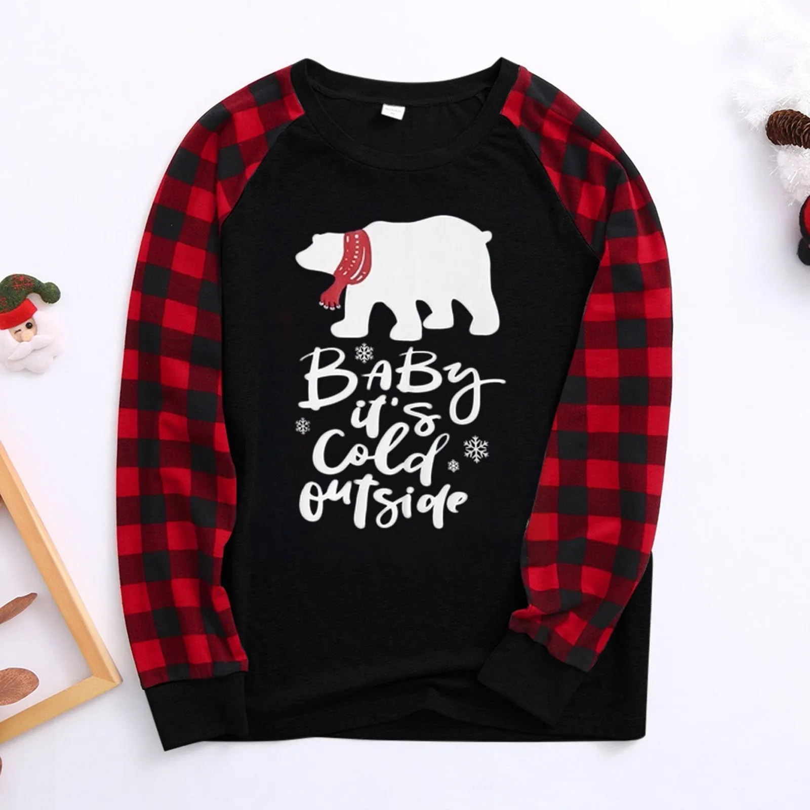 Matching Family Bear Christmas Pajamas Set