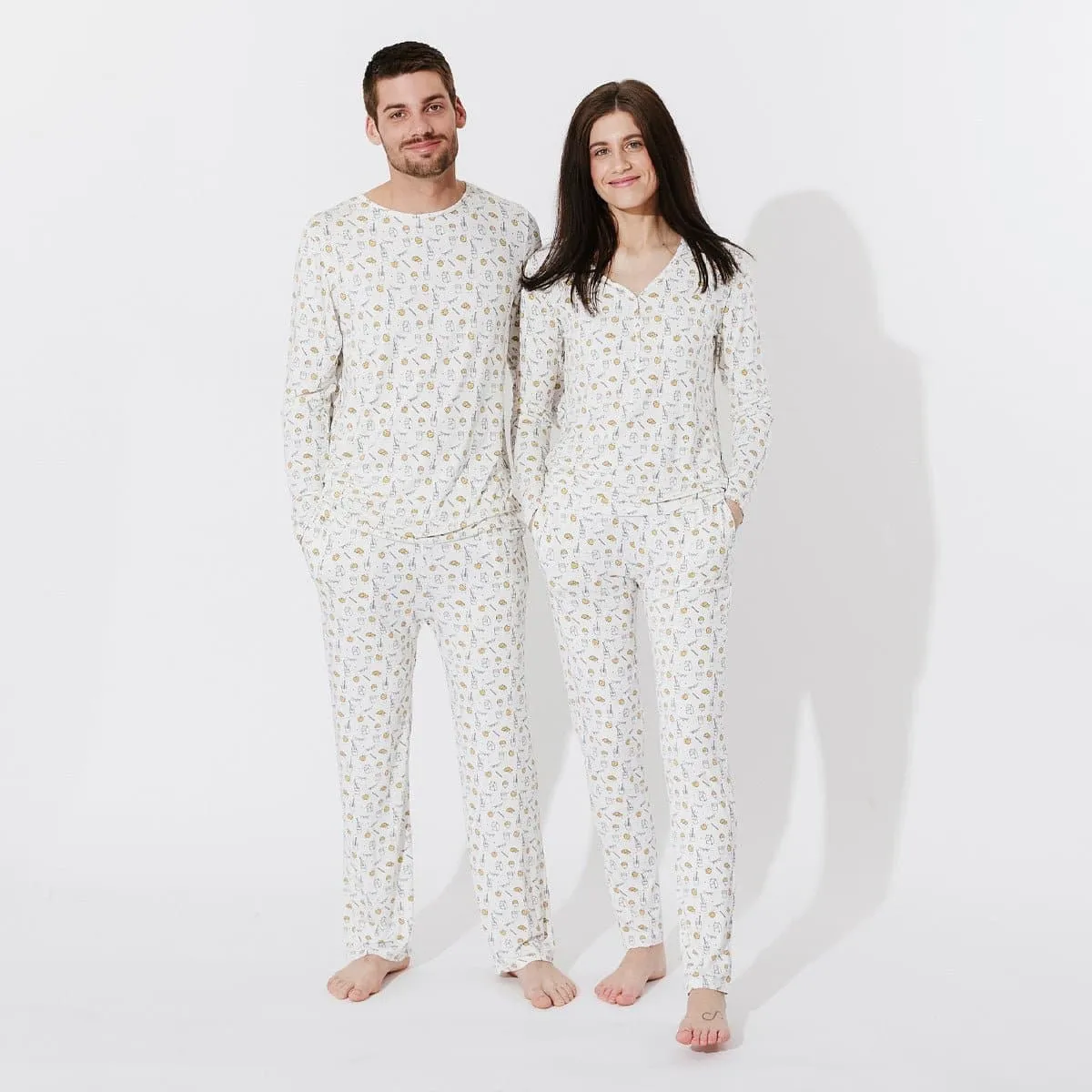 Milk & Cookies Bamboo Men's Pajama Set