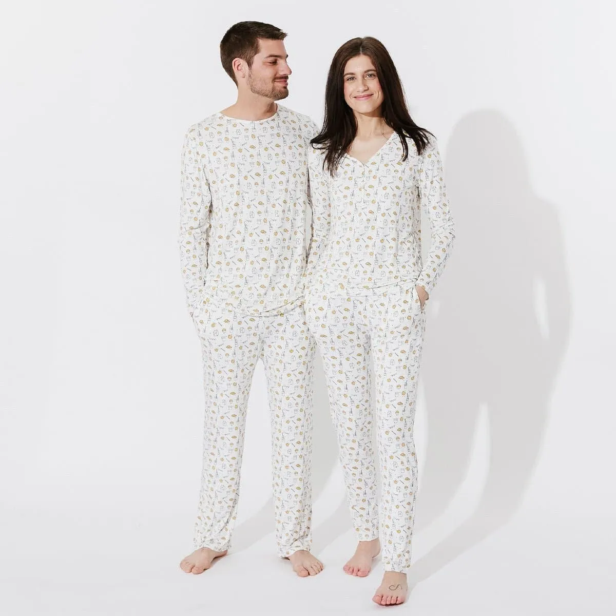 Milk & Cookies Bamboo Men's Pajama Set