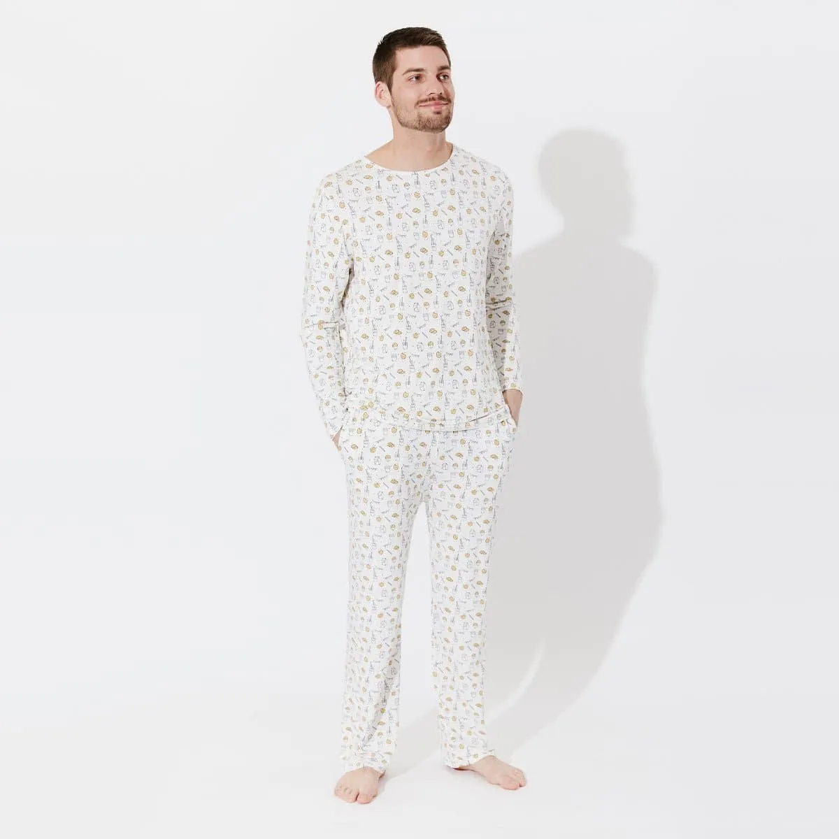 Milk & Cookies Bamboo Men's Pajama Set