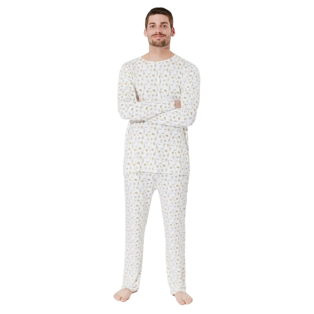 Milk & Cookies Bamboo Men's Pajama Set