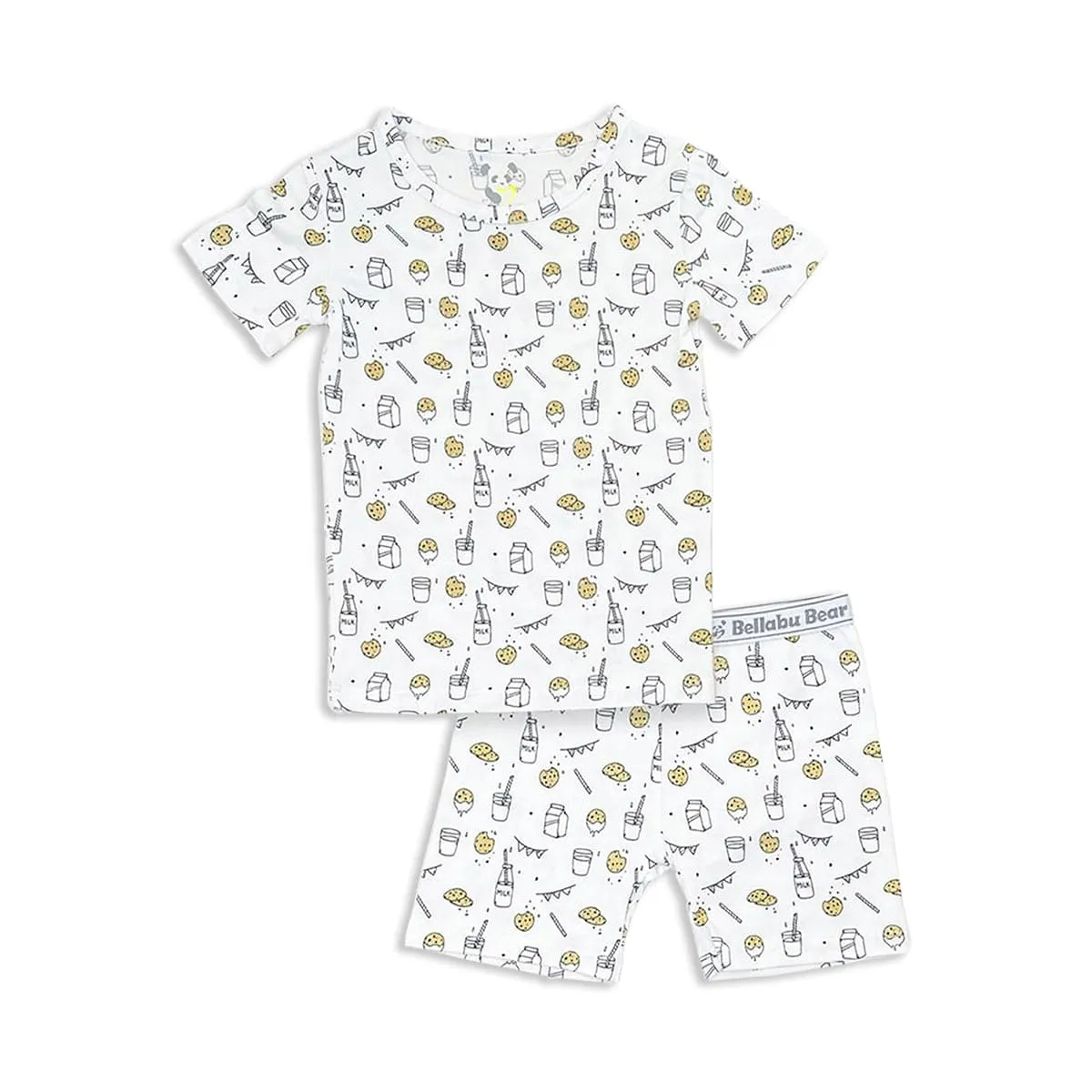 Milk & Cookies Original Bamboo Kids Pajama Short Set