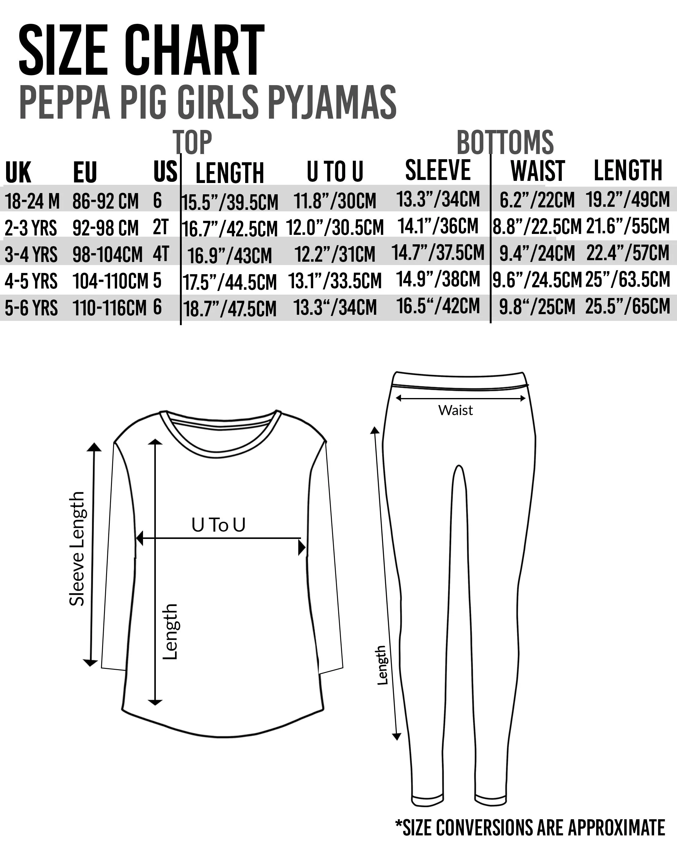 Peppa Pig Pink Mesh Pocket Pyjamas for Girls - T-shirt & Legging Set