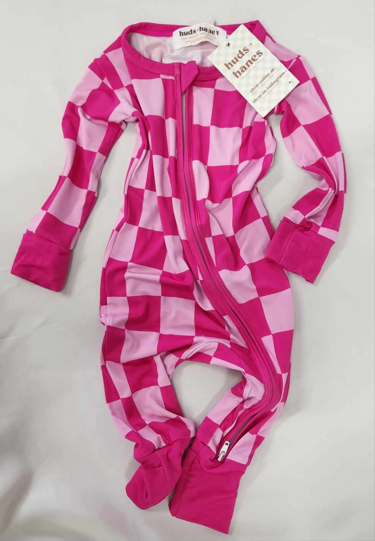 Pink Checkered Sleeper