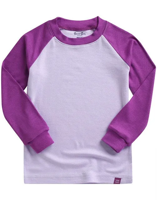 Purple Modal Raglan Long Sleeve Pajama