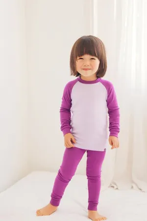 Purple Modal Raglan Long Sleeve Pajama