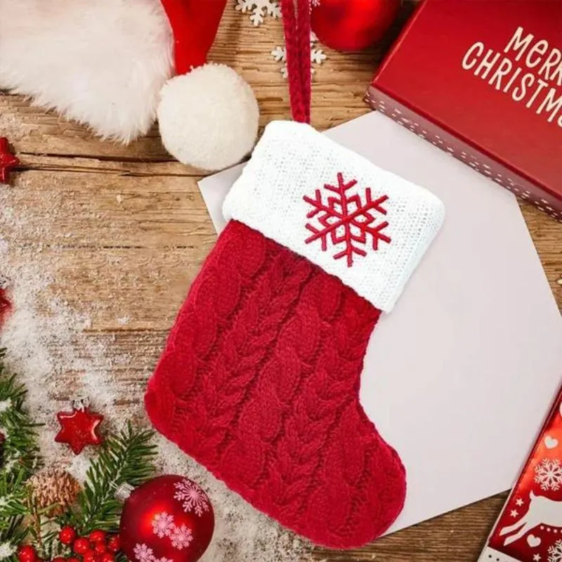 Red Knit Alphabet Christmas Stocking🔥Buy 2 Free Shipping🔥