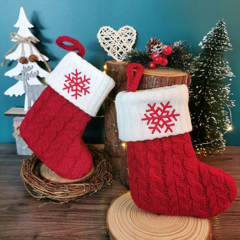 Red Knit Alphabet Christmas Stocking🔥Buy 2 Free Shipping🔥