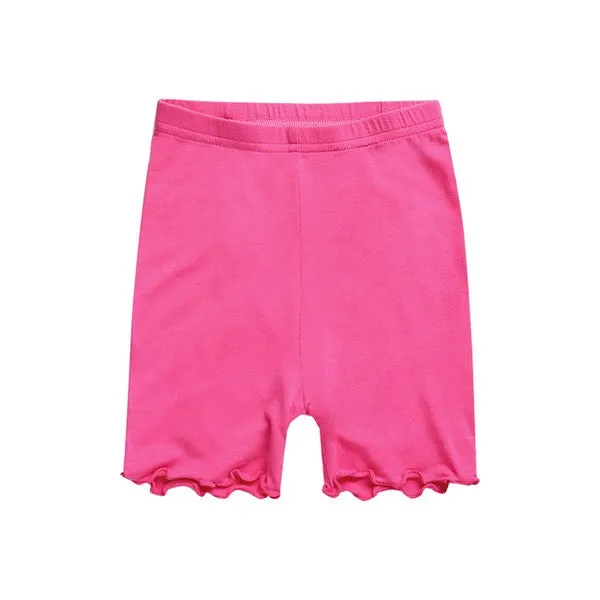 Shirring Magenta Pink Short Sleeve Pajamas